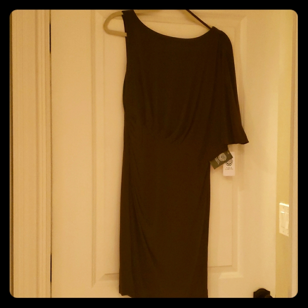 Vince Camuto brown mini dress size 8